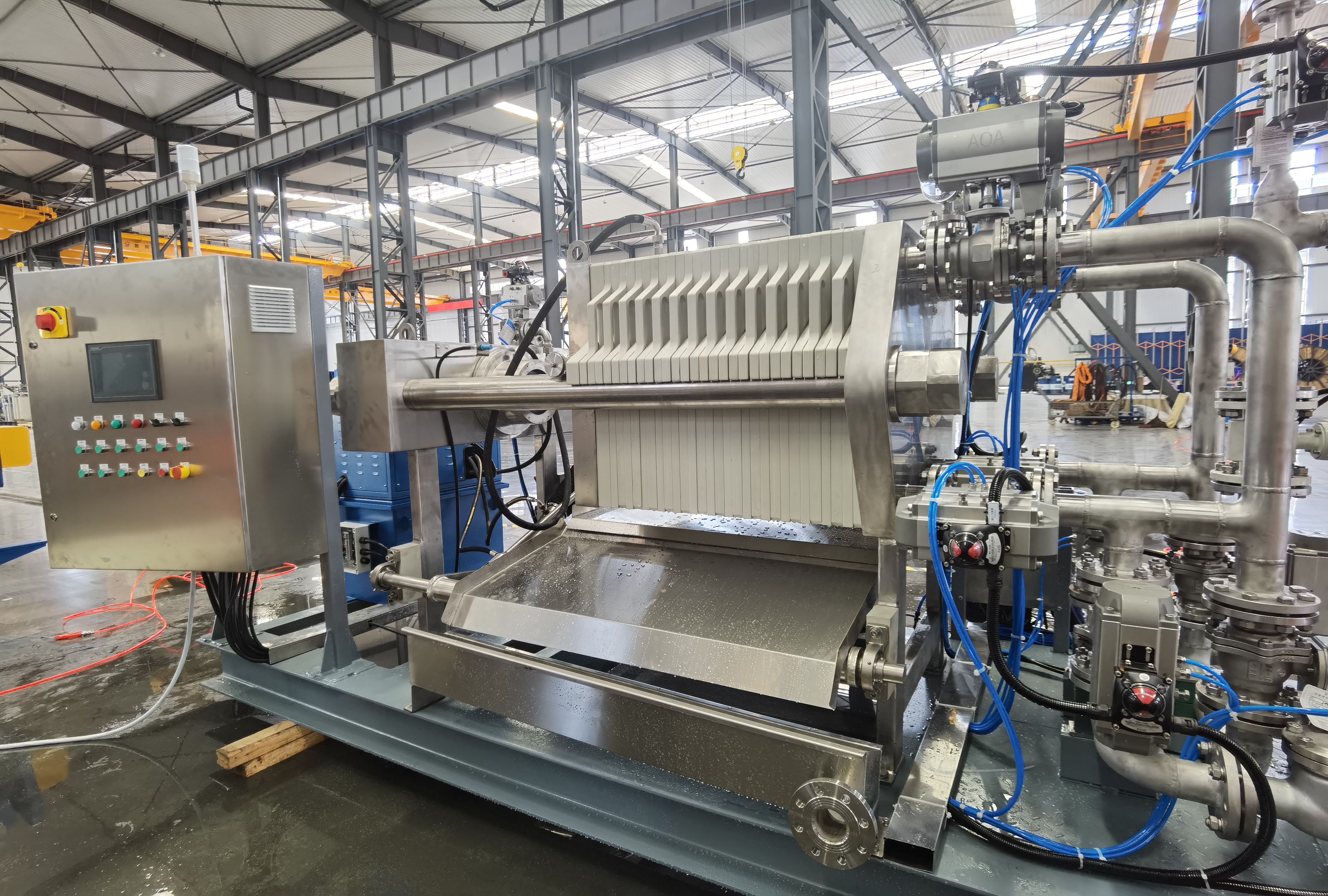Stainless Steel Filter Press for Filtration of Precious Metal 